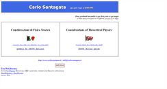 Desktop Screenshot of carlosantagata.it